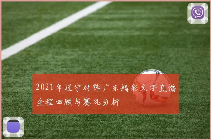 2021年辽宁对阵广东精彩文字直播全程回顾与赛况分析