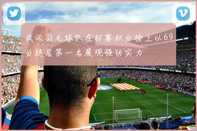 武汉羽毛球队在杯赛积分榜上以69分稳居第一名展现强劲实力